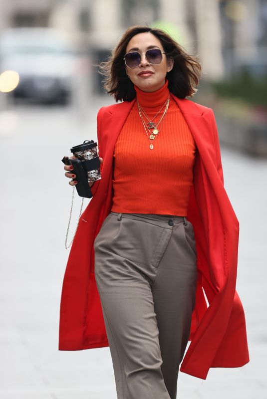 MYLEENE KLASS Arrives at Classic FM Studios in London 12/31/2020