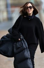 MYLEENE KLASS Arrives at Dancing on Ice Rehersal in London 01/15/2021