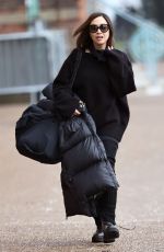 MYLEENE KLASS Arrives at Dancing on Ice Rehersal in London 01/15/2021