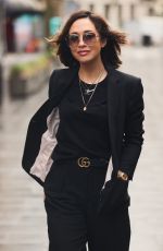MYLEENE KLASS Arrives at Global Radio in London 01/28/2021