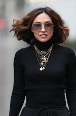 MYLEENE KLASS Arrives at Global Radio in London 01/3./2021