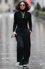 MYLEENE KLASS Arrives at Global Radio in London 01/3./2021