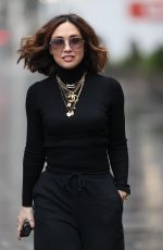 MYLEENE KLASS Arrives at Global Radio in London 01/3./2021