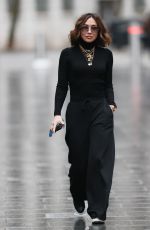 MYLEENE KLASS Arrives at Global Radio in London 01/3./2021