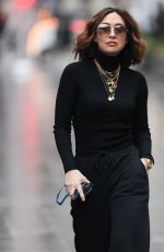 MYLEENE KLASS Arrives at Global Radio in London 01/3./2021