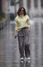 MYLEENE KLASS Arrives at Smooth Radio in London 01/29/2021