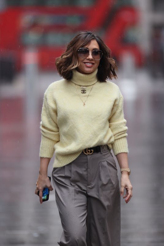 MYLEENE KLASS Arrives at Smooth Radio in London 01/29/2021