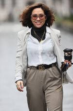 MYLEENE KLASS Arrives at Smooth Radio Studios in London 01/02/2021