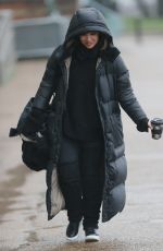MYLEENE KLASS Heading to Dancing On Ice Launch in London 01/14/2021