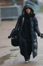 MYLEENE KLASS Heading to Dancing On Ice Launch in London 01/14/2021