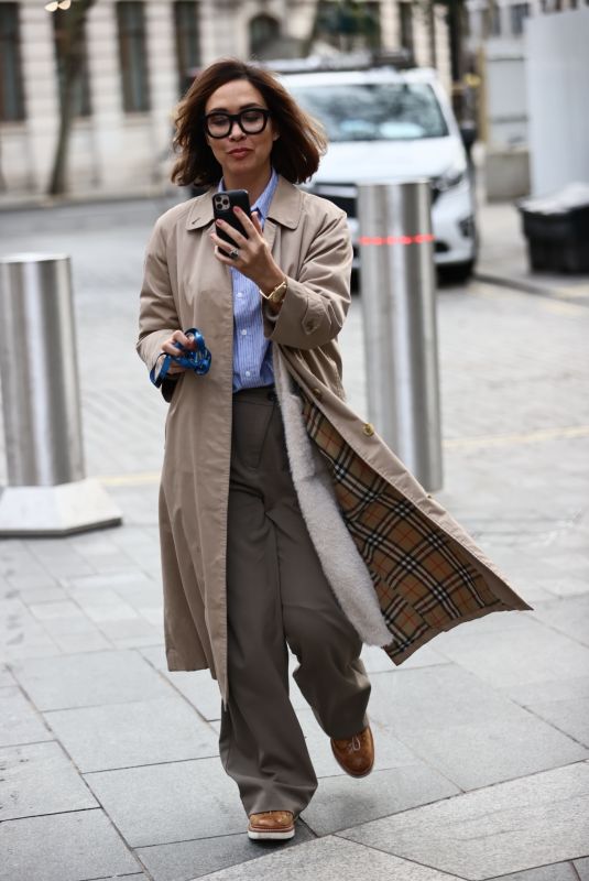 MYLEENE KLASS Out in London 01/18/2021