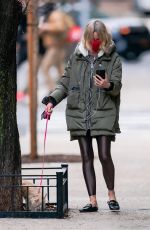 NAOMI WATTS Out with Her Dog in New York 01/16/2021