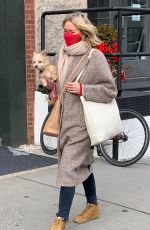 NAOMI WATTS Out with Her Dog in New York 01/22/2021