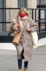 NAOMI WATTS Out with Her Dog in New York 01/22/2021