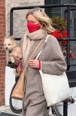 NAOMI WATTS Out with Her Dog in New York 01/22/2021