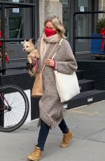 NAOMI WATTS Out with Her Dog in New York 01/22/2021