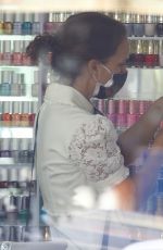 NATALIE PORTMAN at a Nail Salon in Sydney 01/24/2021