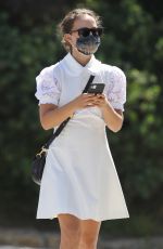 NATALIE PORTMAN at a Nail Salon in Sydney 01/24/2021