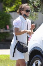 NATALIE PORTMAN at a Nail Salon in Sydney 01/24/2021