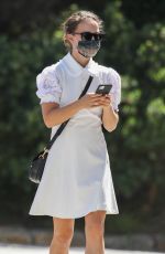 NATALIE PORTMAN at a Nail Salon in Sydney 01/24/2021