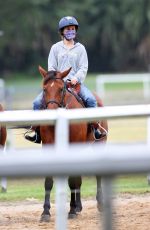 NATALIE PORTMAN at Horse Riding Lesson in Centennial Park in Sydney 01/28/2021