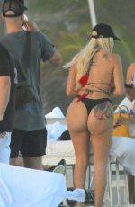 NEYLEEN ASHLEY in Bikini at Beach in Miami 01/05/2021