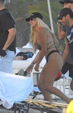 NEYLEEN ASHLEY in Bikini at Beach in Miami 01/05/2021