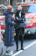 NICKY HILTON Wearing a Mask Out in New York 01/19/2021