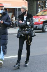NICKY HILTON Wearing a Mask Out in New York 01/19/2021