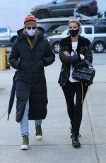 NICKY HILTON Wearing a Mask Out in New York 01/19/2021