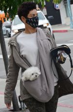 NICOLE MURPHY Out and About in Beverly Hills 01/28/2021