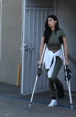NICOLE WILLIAMS Leaves a Physical Therapy Clinic in West Hollywood 01/21/2021