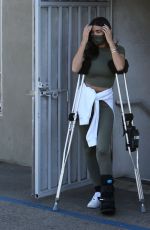 NICOLE WILLIAMS Leaves a Physical Therapy Clinic in West Hollywood 01/21/2021
