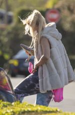 NICOLLETTE SHERIDAN Out in Calabasas 01/24/2021