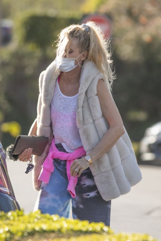 NICOLLETTE SHERIDAN Out in Calabasas 01/24/2021