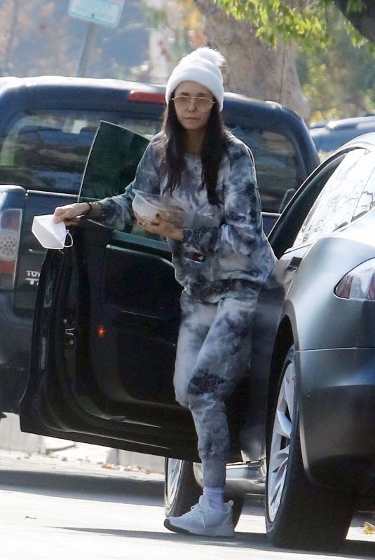 NINA DOBREV Heading to Lunch in Los Angeles 01/04/2021