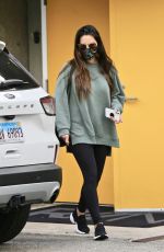 OLIVIA MUNN Leaves a Gym in West Hollywood 01/22/2021