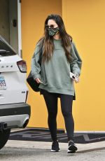 OLIVIA MUNN Leaves a Gym in West Hollywood 01/22/2021