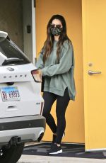 OLIVIA MUNN Leaves a Gym in West Hollywood 01/22/2021