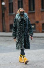 OLIVIA PALERMO Out and About in Brooklyn 01/19/2021
