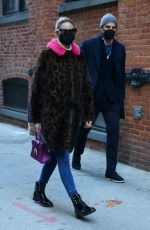 OLIVIA PALERMO Out and About in Brooklyn 01/24/2021