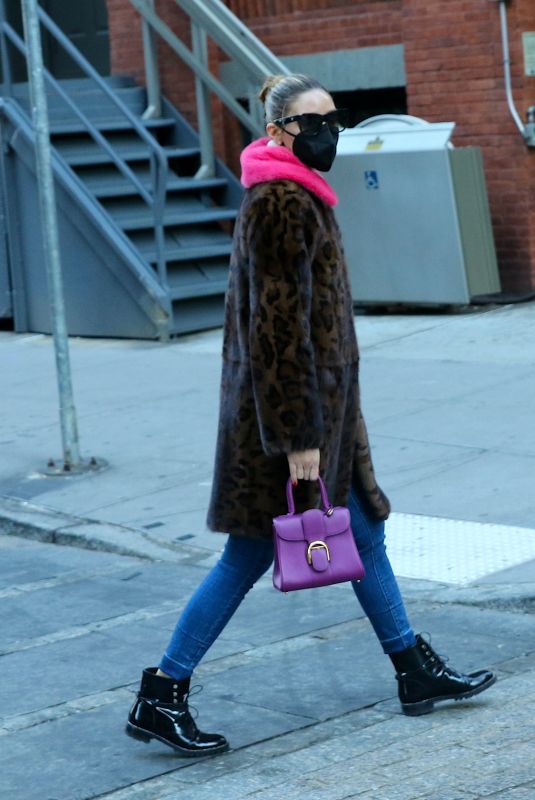 OLIVIA PALERMO Out and About in Brooklyn 01/24/2021