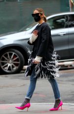 OLIVIA PALERMO Out and About in New York 01/27/2021