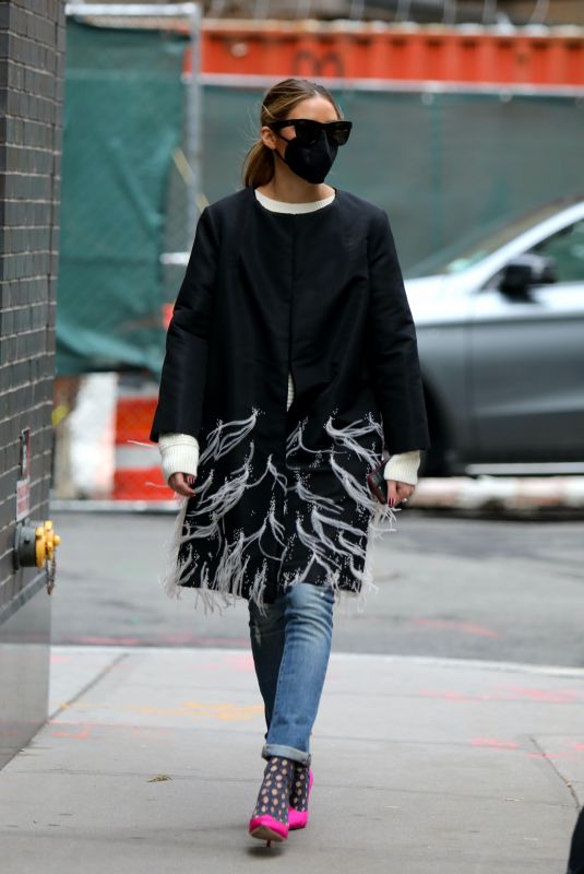 OLIVIA PALERMO Out and About in New York 01/27/2021