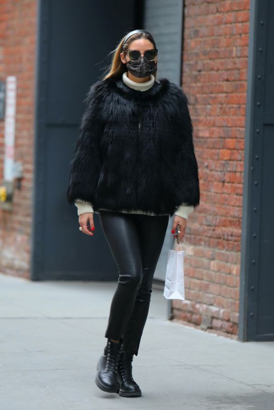 OLIVIA PALERMO Out in New York 01/11/2021