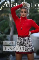 OLIVIA PONTON for Alist Nation, Magazine September 2020