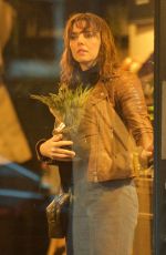 OPHELIA LOVIBOND on the Set of a Princess in London 01/23/2021