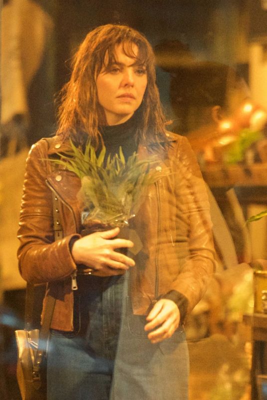 OPHELIA LOVIBOND on the Set of a Series in London 01/23/2021