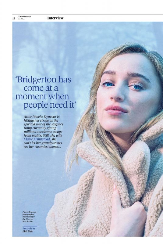 PHOEB DYNEVOR in The Observer the New Review, January 2021
