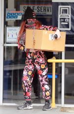 PHOEBE PRICE at a Post Office in Los Angeles 01/28/2021